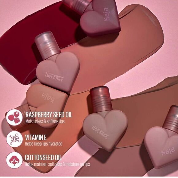 🌻 KAJA SWIPE RIGHT LOVE SWIPE Lightweight Cushiony Lip Mousse New Full Size - Picture 8 of 14